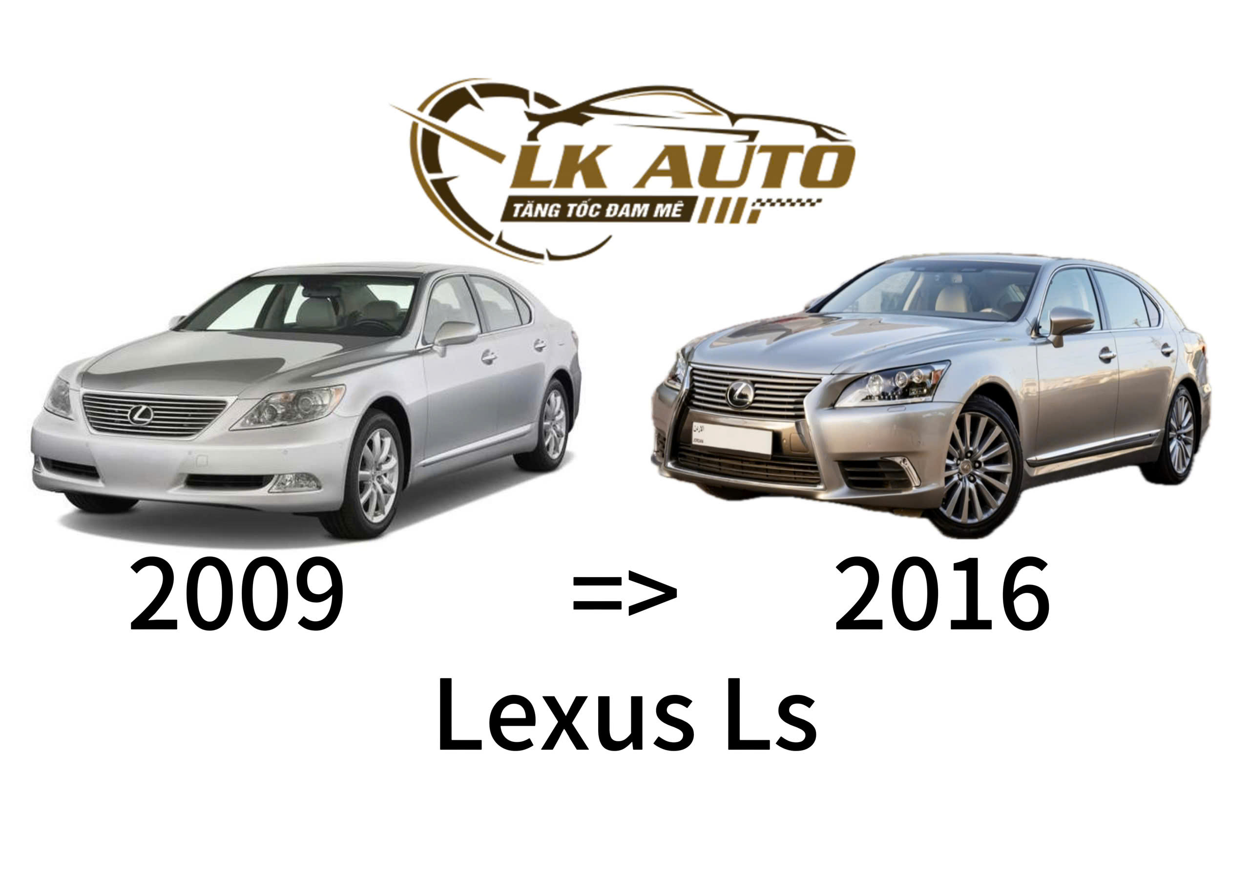 Lexus Ls 2009 Trước Và Sau Khi Độ Nâng Đời Bodykit 2016