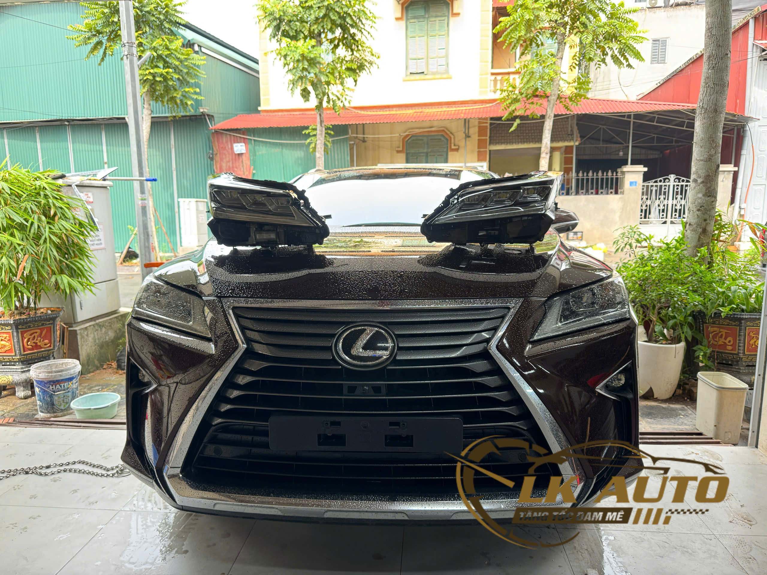 Lexus Rx200T Trước Khi Độ Nâng Cấp Đèn 3 Bi Lexus Rx350
