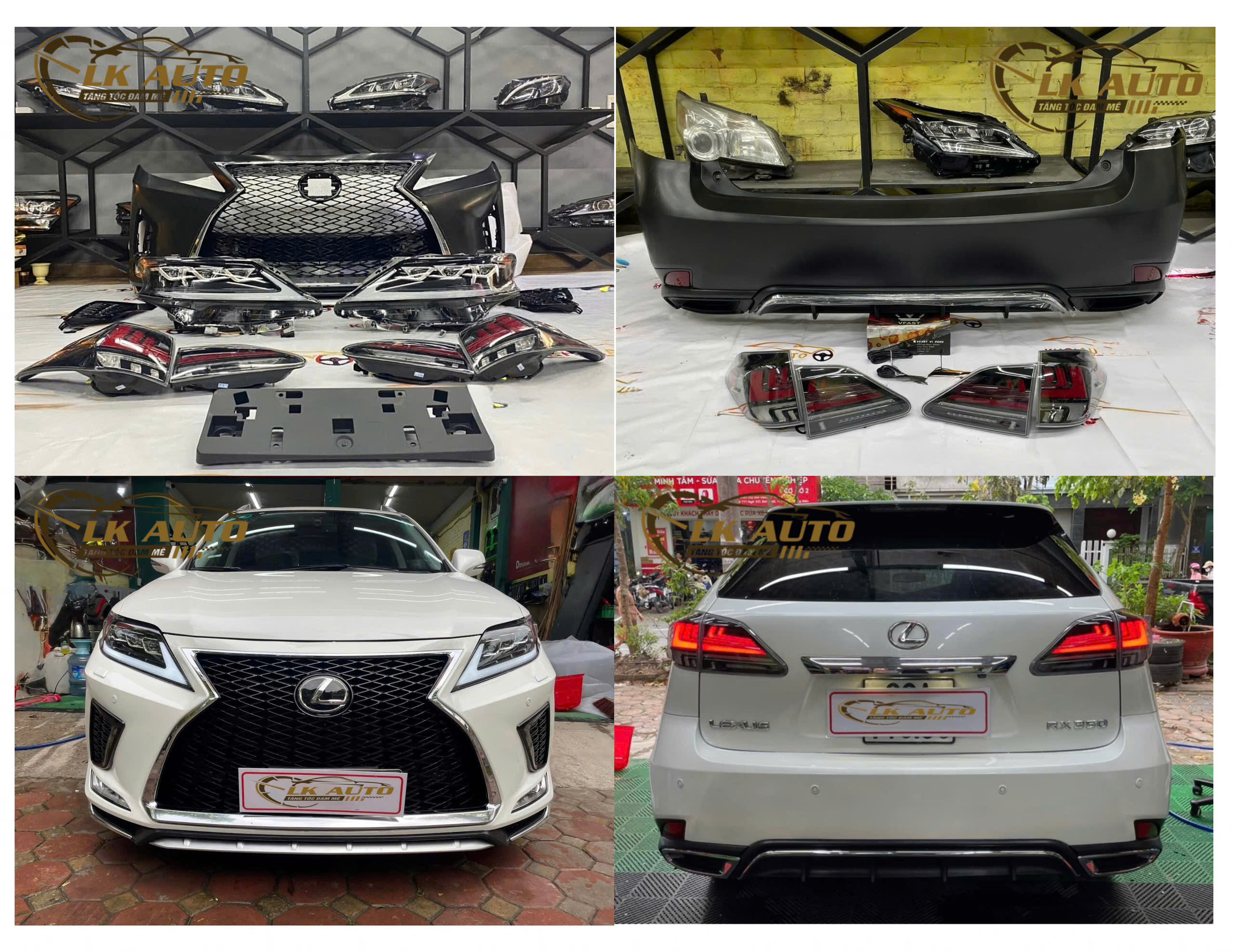 Lexus Rx 2009-2015 Độ Bodykit Ngoại Thất 2020