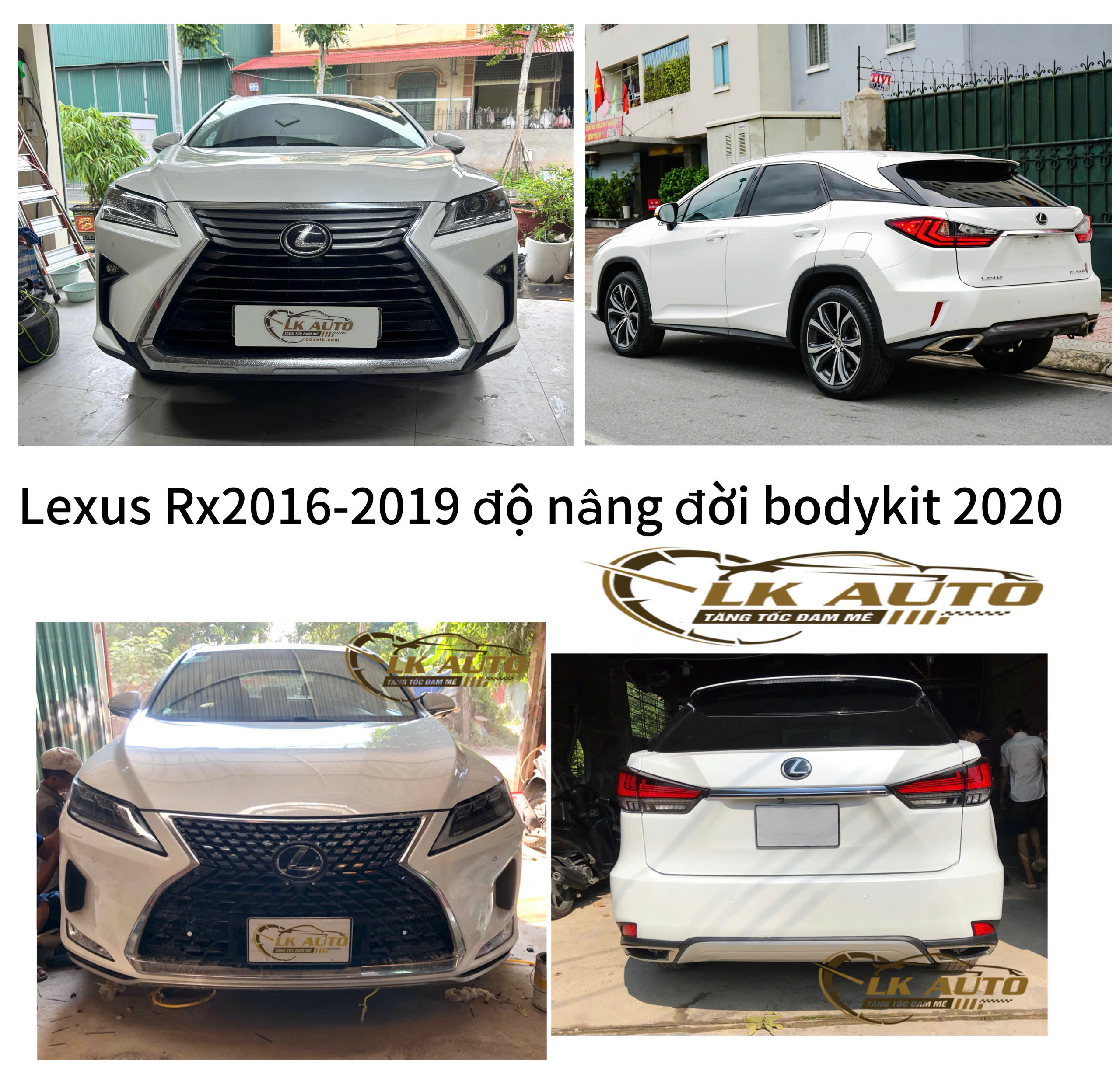 Lexus Rx350 2016-2019 Độ Nâng Đời Bodykit 2020-2022