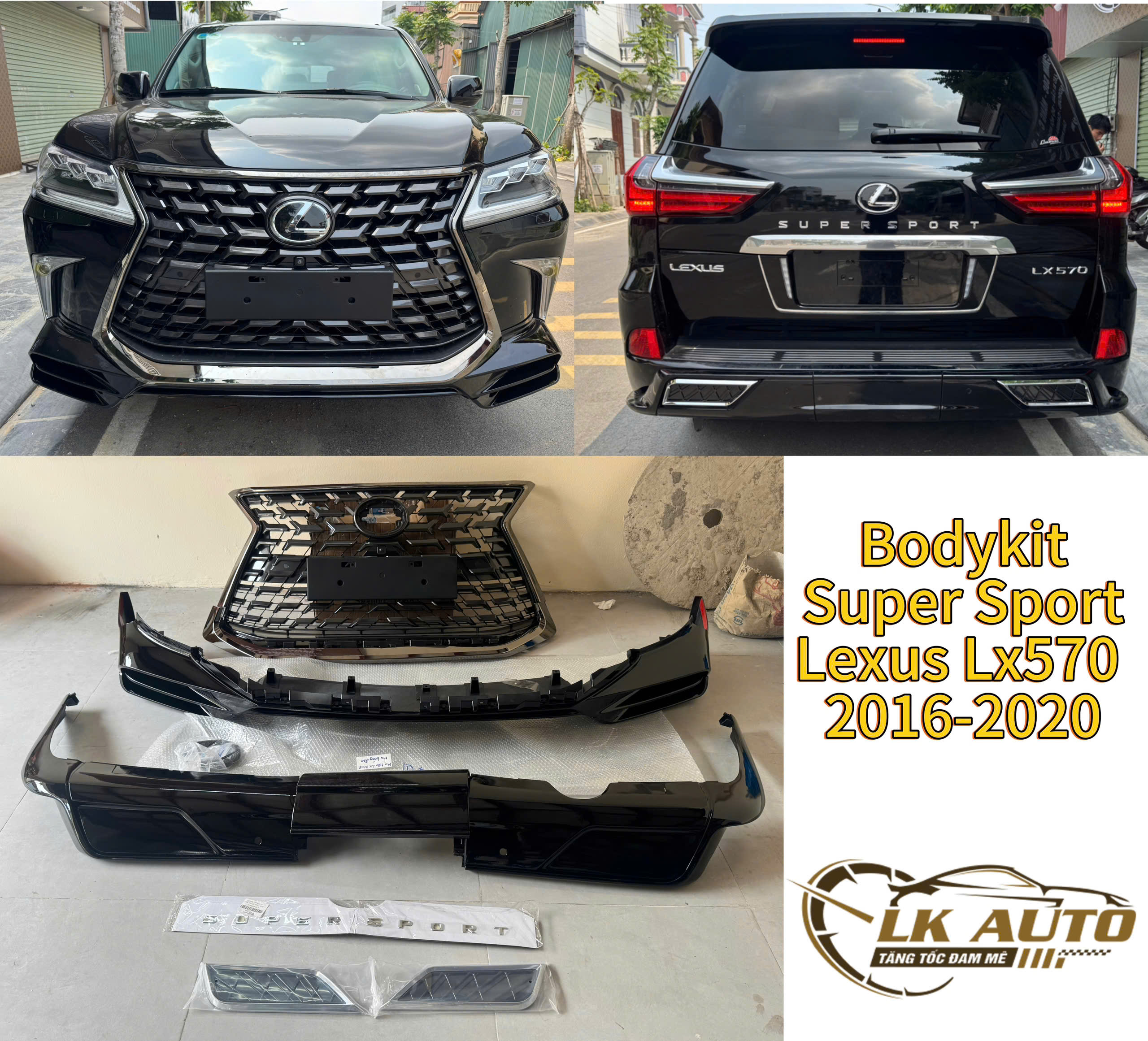 Lexus Lx570 2016 Độ Bodykit Super Sport